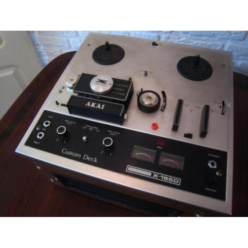 akai x-165D x 165 D inclusief stofkap 1973