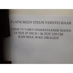 TV steun | 3 | flatscreen | ophangbeugel | TV Beugel