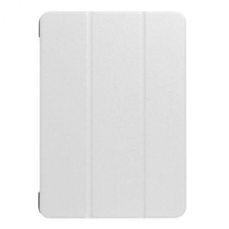 Witte stijlvolle hoes voor iPad 2017 2018 Tri-Fold Smartcase