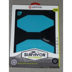 Griffin Survivor Apple iPad Pro 9.7 hoes zwart-licht blauw