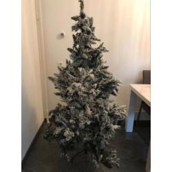 Nieuwe kunst kerstboom SAAS met sneeuw 180 cm intratuin