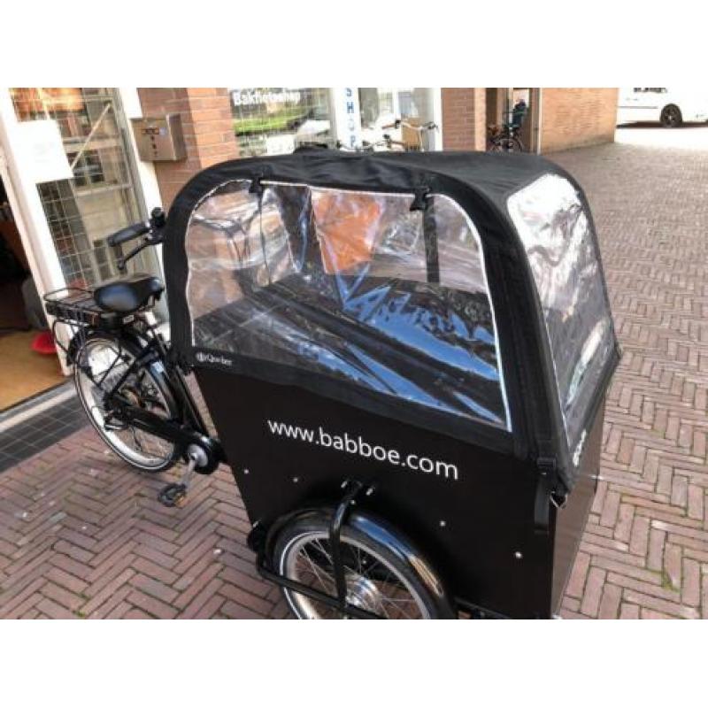 Limited-edition-zwarte-babboe-big-e-bike-7-speed-met-huif