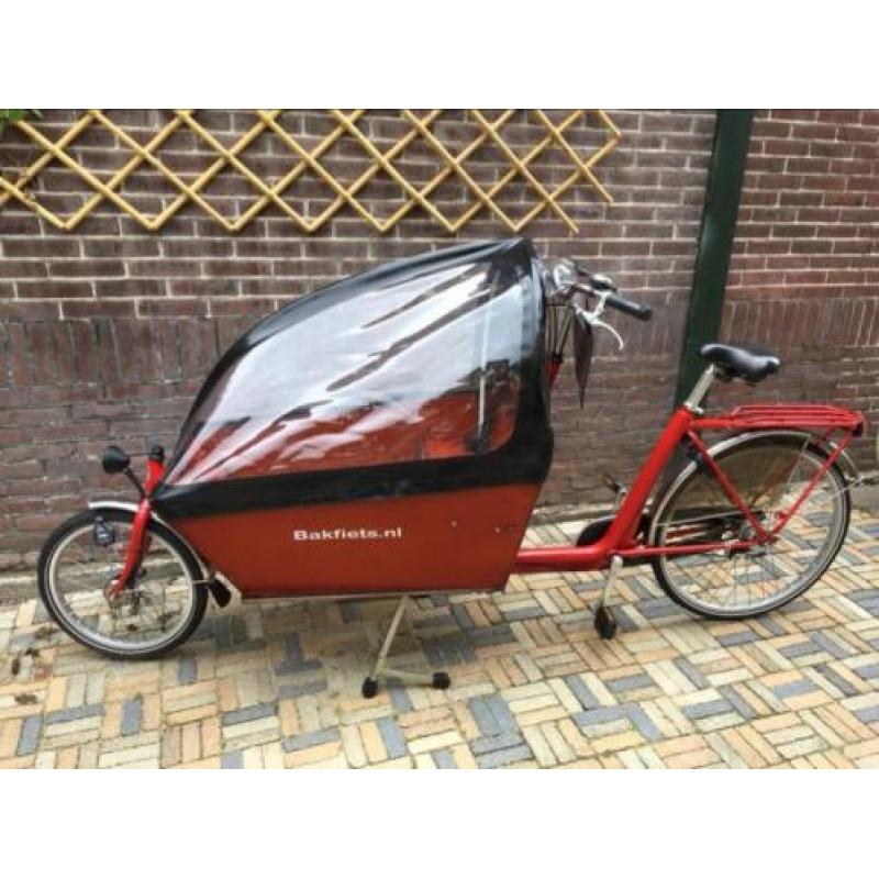 Bakfiets punt nl cargo rood