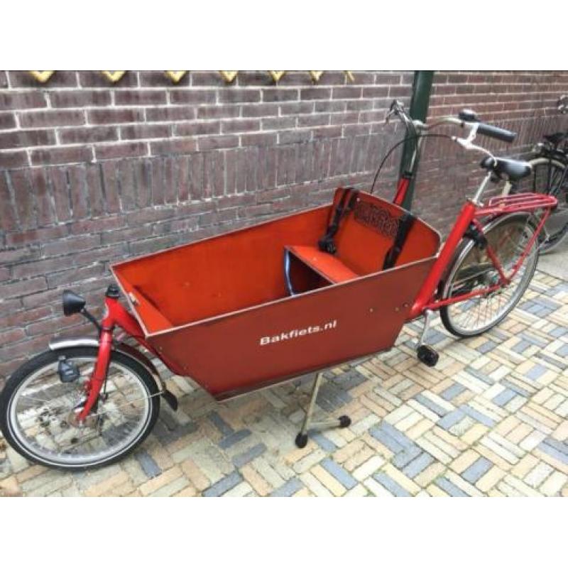 Bakfiets punt nl cargo rood