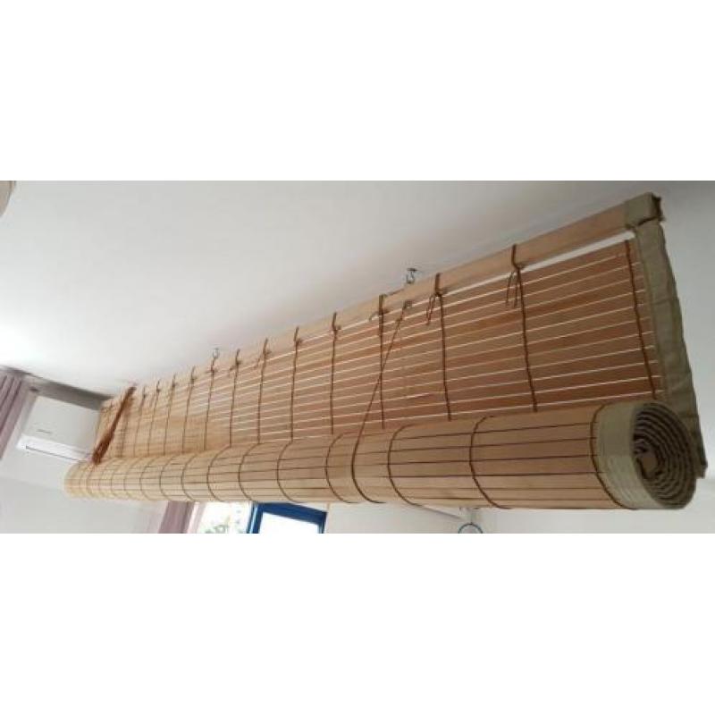 Op maat houten rolgordijnen,Asian Blinds!Op maat gemaakt!