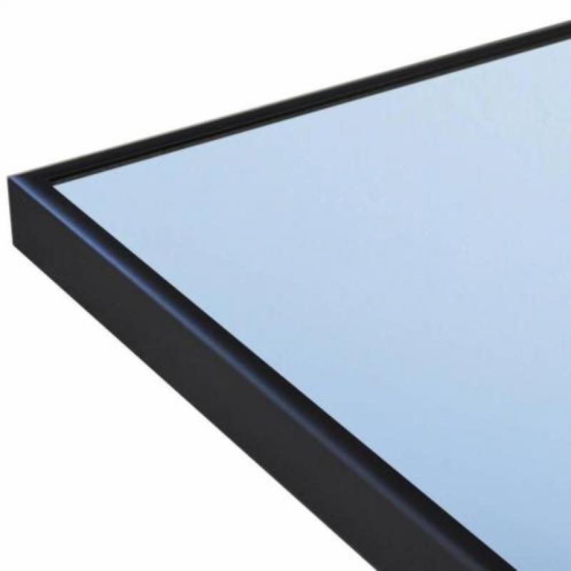 Badkamerspiegel Sanicare Q-Mirrors 65x70x2cm Zwart