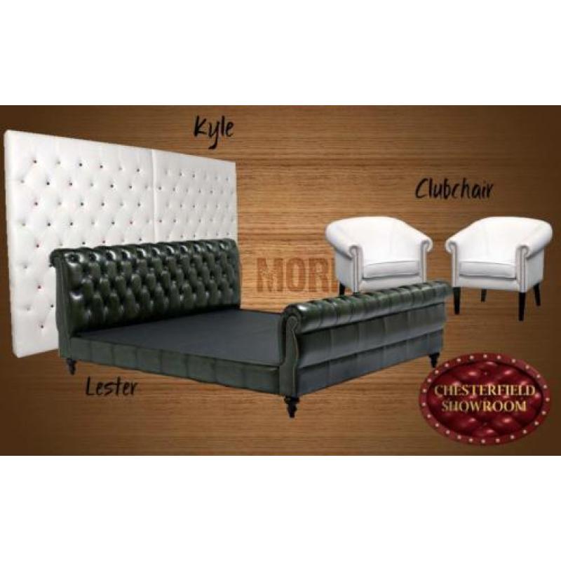 CHESTERFIELD Decoratie Bekleding Leer of Stof - NIEUW !.