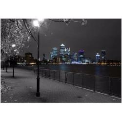 222 London Canary Wharf 420x270 .Fotobehang Behanglijm inclu