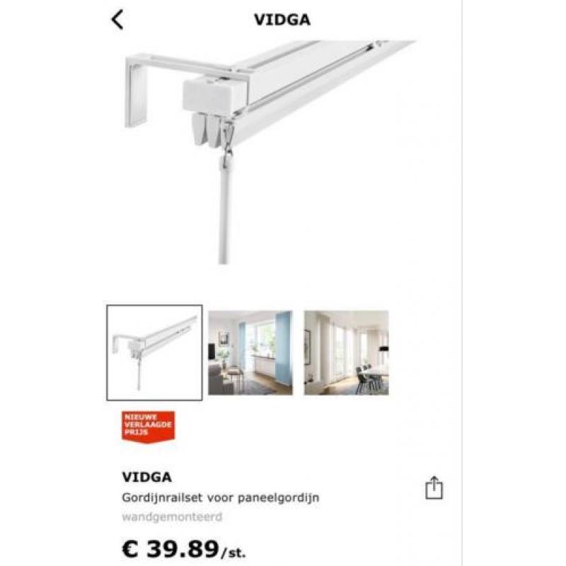 Paneelgordijnen Ikea Tupplur