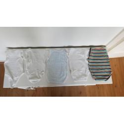 Set van 5 newborn rompers rompertjes maat 50/56