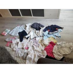 Veel babymeisjes kleding 50-56