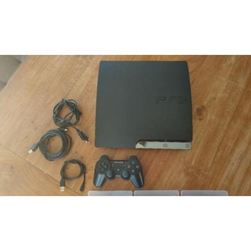 Sony PS3 Playstation 3 (320 GB) + Controller en spellen.