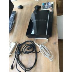 Playstation 3 origineel,kabels, controller, 2spellen