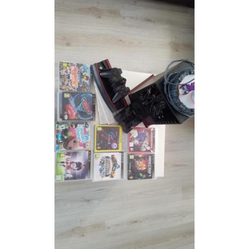 Tekoop playstation 3 met diverse spellen en accessoires