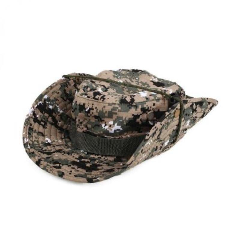 Multi Kleuren Outdoor Jacht Camo Boonie Hoed Tactische