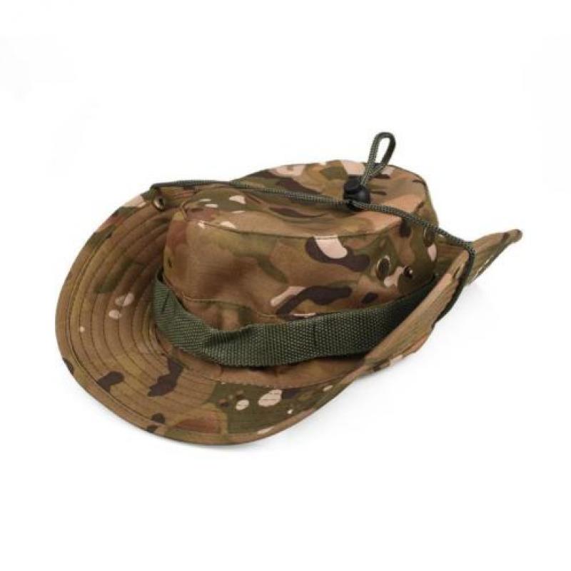 Multi Kleuren Outdoor Jacht Camo Boonie Hoed Tactische